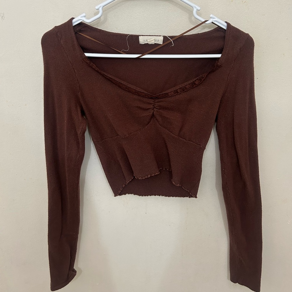 L.A. Hearts cropped top